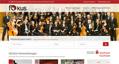 Desktop Screenshot of forchheimer-kulturservice.de